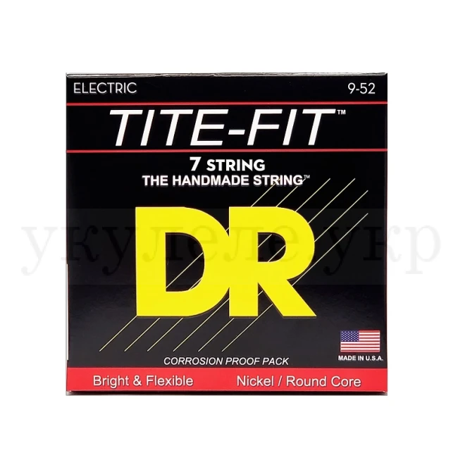DR LT7-9 TITE-FIT Electric - Light 7 String 9-52